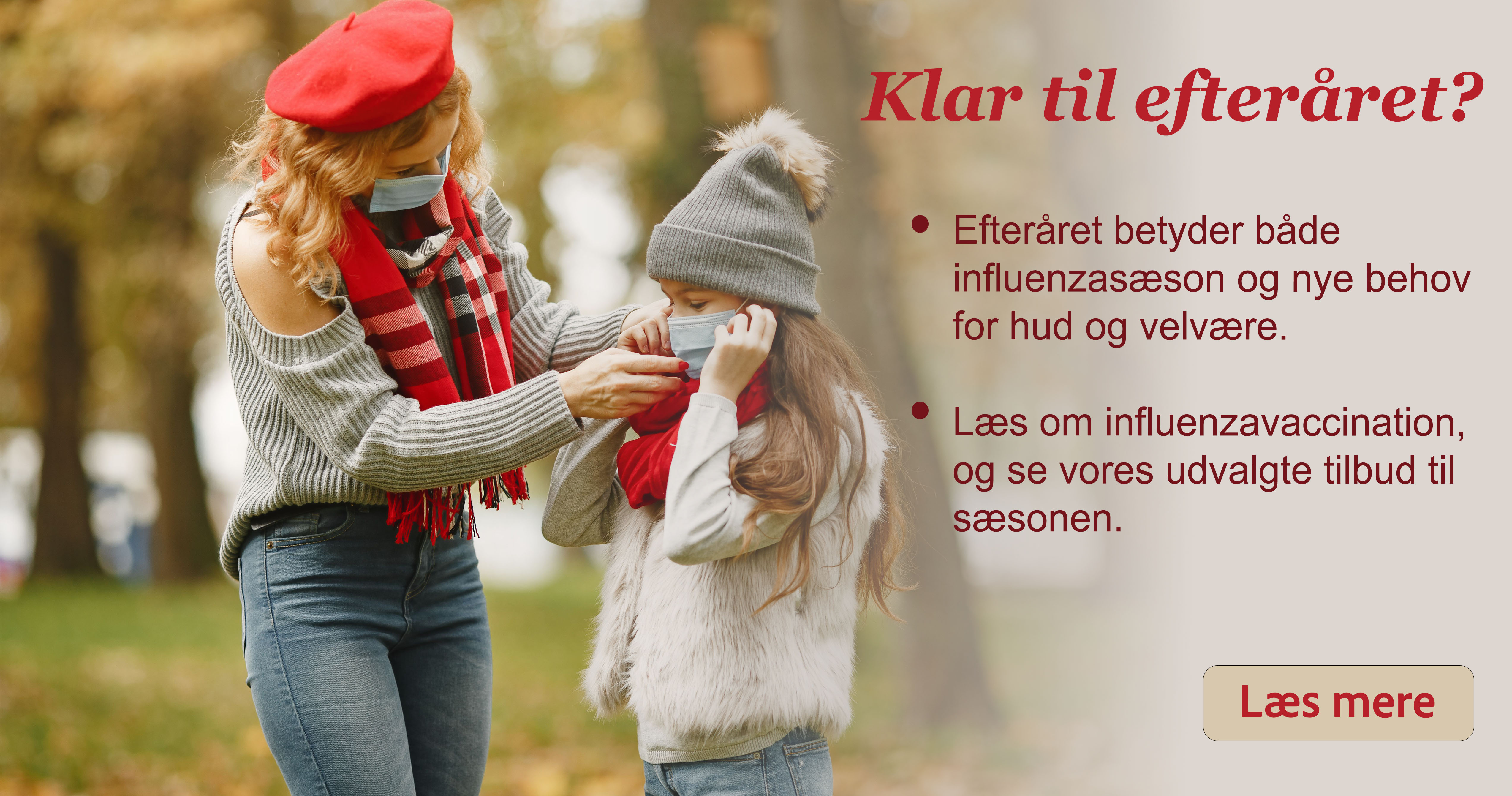 bliv klar til efteraaret, las om influenza og vaccination